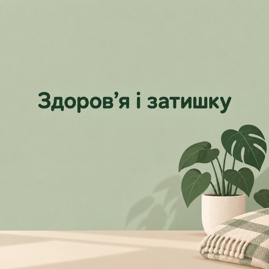 Здоров'я і затишку