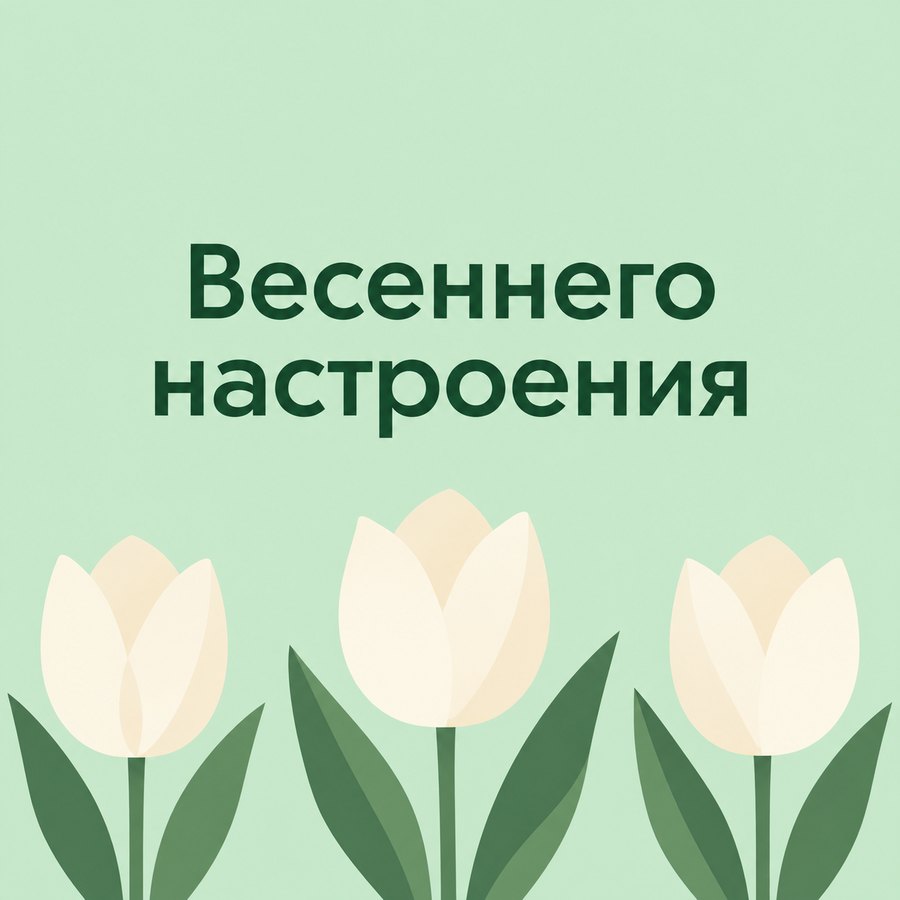 Весеннего настроения