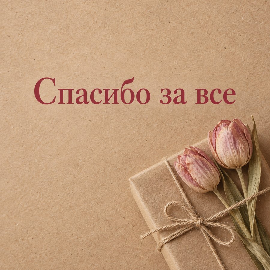 Спасибо за все