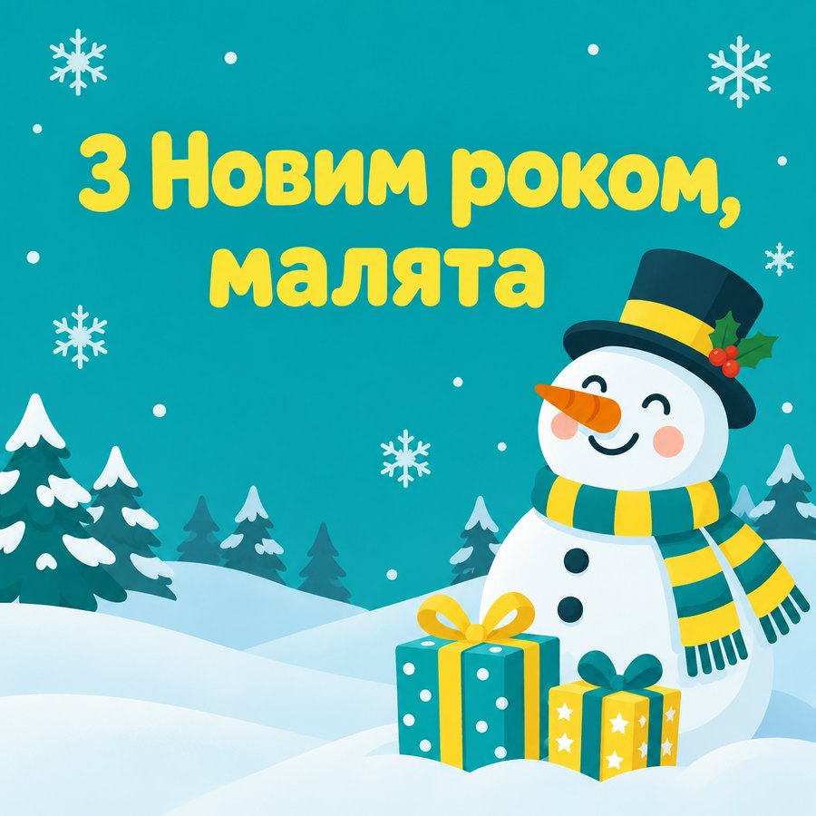 З Новим роком, малята