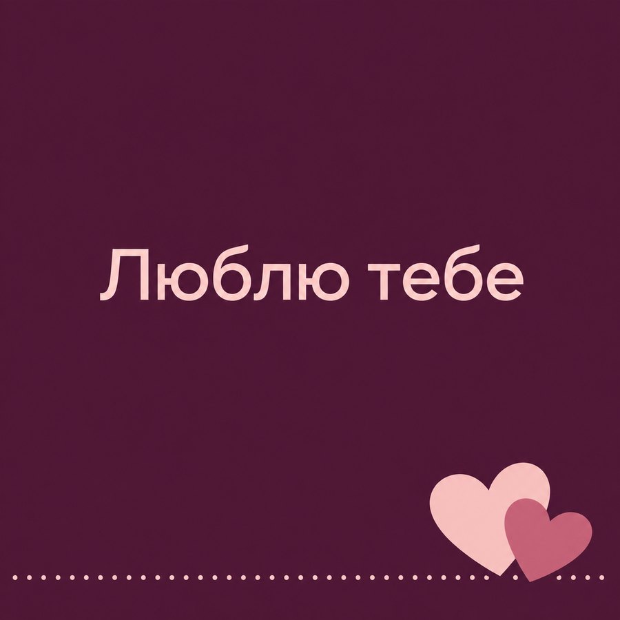 Люблю тебе