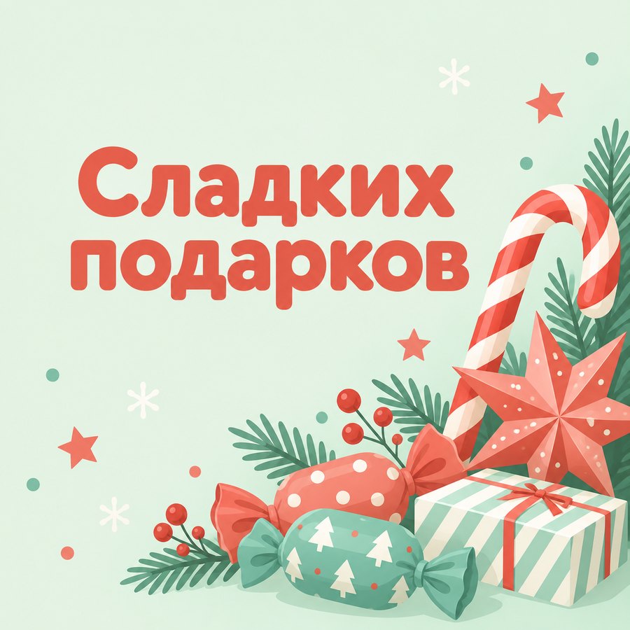 Сладких подарков