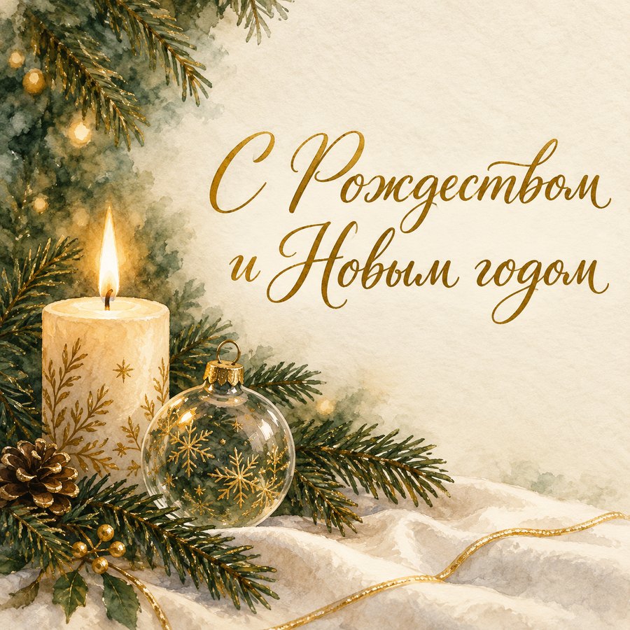 С Рождеством и Новым годом