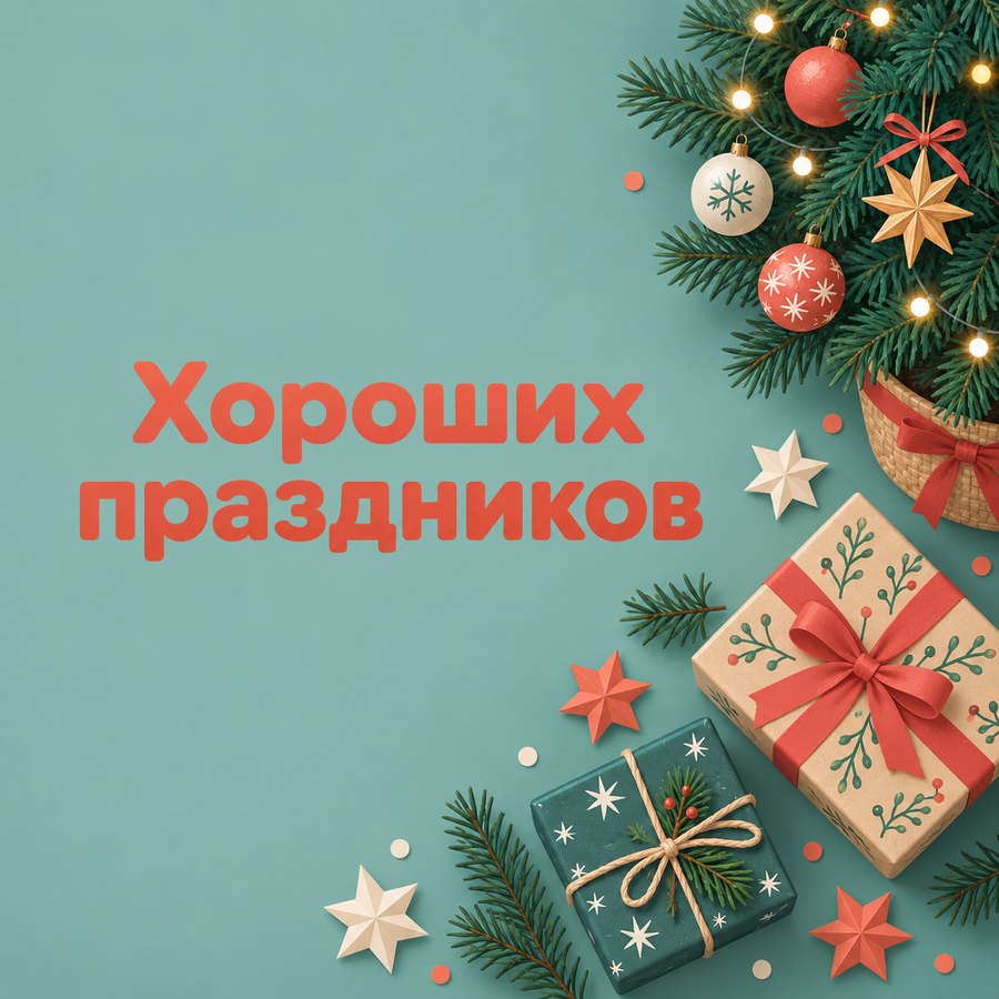 Хороших праздников