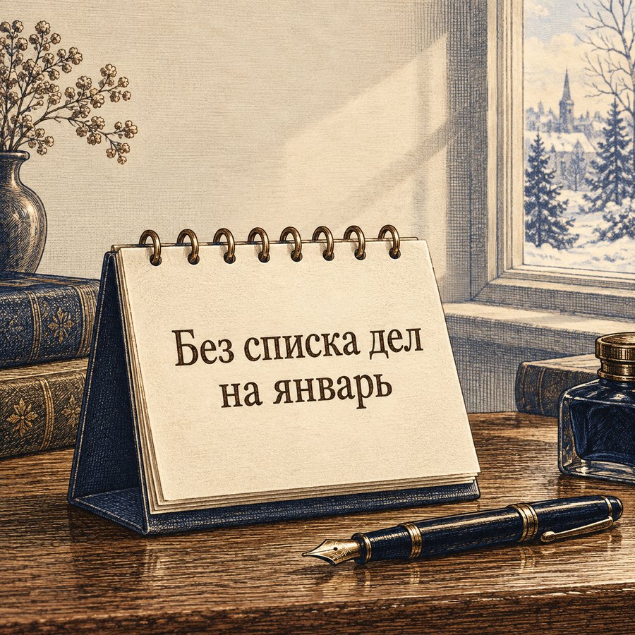 Без списка дел на январь