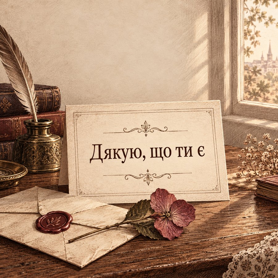 Дякую, що ти є