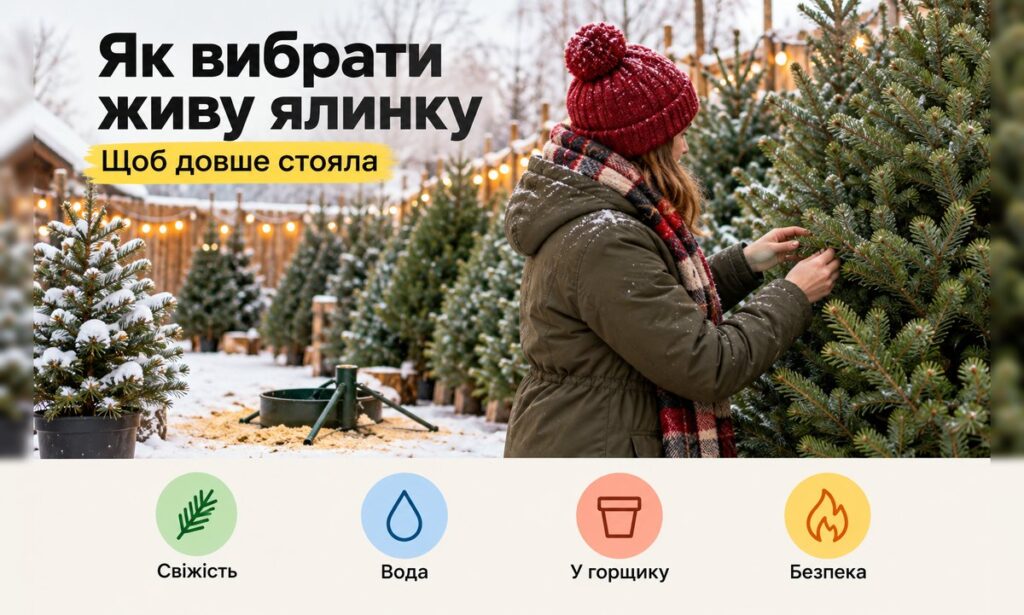 Як вибрати живу ялинку: перевірка хвої свіжої ялиці на ялинковому базарі